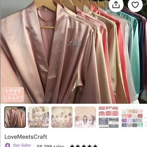 Maid of honor robe- champagne